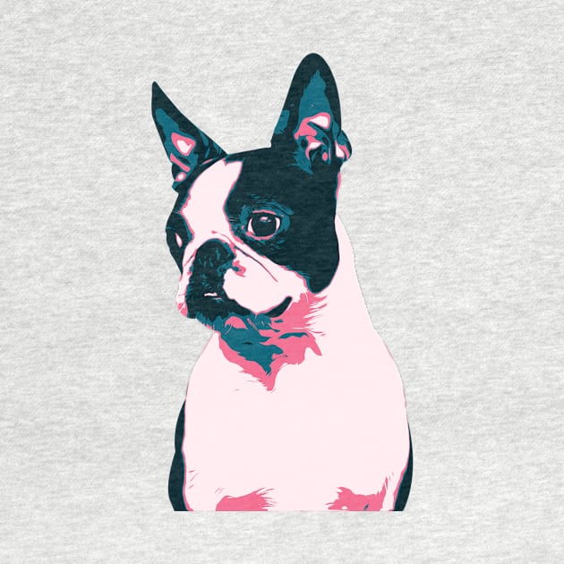 French Bulldog Dog Vintage Art by boholoc0